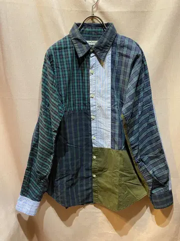 orSlow (오어슬로우) 노스타 크레이지 패턴 체크 셔츠