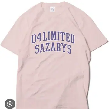 04 Limited Sazabys 포리미 핑크 티셔츠 L 사이즈