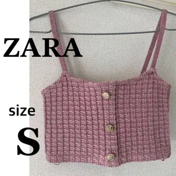 ZARA 스트레치 크롭 상의