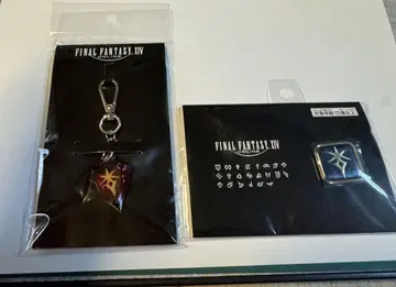 FF14 암흑기사 직업 핀 배지 & 아크릴 키홀더 세트