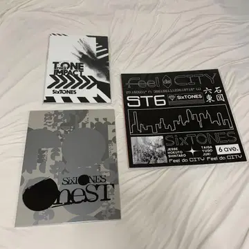 SixTONES LIVE 팜플렛 3세트