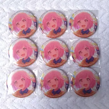 9점 오오토리 에무 프로세카 글리터 캔뱃지 산리오