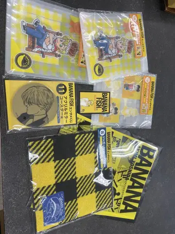 BANANA FISH 아크릴 거울 코스터 & 타월 등 덤 포함