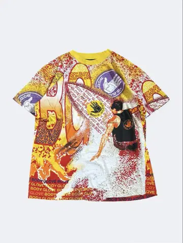 90's 00's BODY GLOVE All-over print Tee