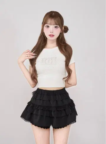 샤이니 DD 로고 컴팩트 티셔츠