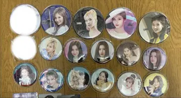 TWICE 캔뱃지 사나 모모 미나 나연 쯔위 지효