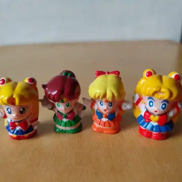 세일러문 손가락 미니 피규어 4체 세트