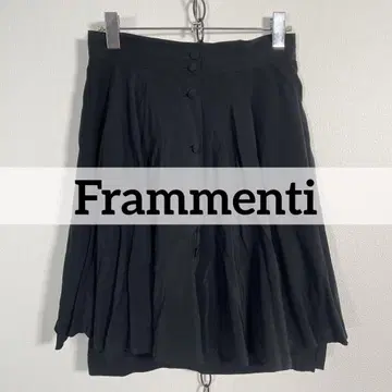 이탈리아제 90s Frammenti 레이어드 플레어 스커트 실크