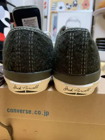 컨버스 잭 파셀 울 모스 그린 말차