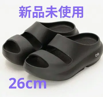 미사용 새상품 우포스 우야 리커버리 샌들 BLACK 26cm
