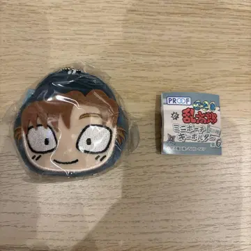 닌타마 란타로 미니 파우치 키링 젠포우지 이사쿠