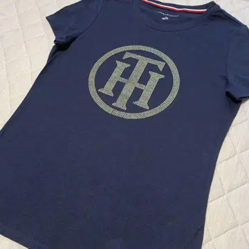 타미힐피거 TOMMY HILFIGER 네이비 티셔츠 S