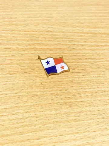 오사카 간사이 엑스포 파나마 파빌리온 파나마 국기 핀 배지