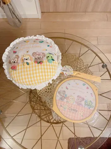 더피 프렌즈 테이스티 썸머 서프라이즈 쿠션 커팅 보드