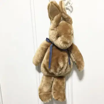 딸기 토끼 봉제 인형 미니백