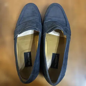 Mr.JUNKO 남성용 로퍼 스웨이드 신발 26cm 870.