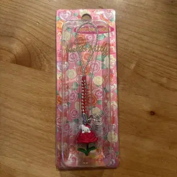 Hellokitty 다이아 컷 스톤 장미 키티  스트랩