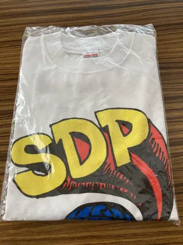 SDP 로고 화이트 티셔츠