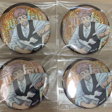 주술회전 이타도리 유우지 세가 카페 홀로그램 캔뱃지