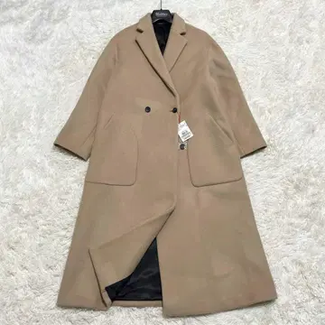 새상품 24AW 드레스테리아 체스터 코트 더블 울 베이지