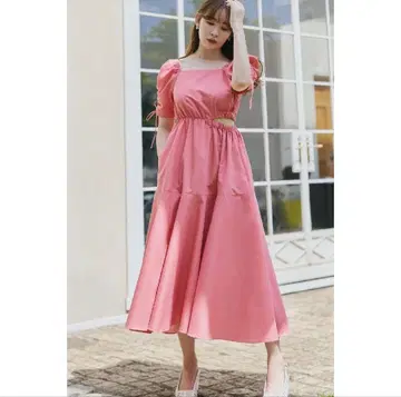 herlipto Roussillon Cut-Out Dress
