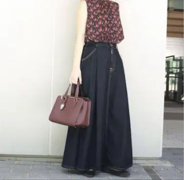 spick&span 하이퍼 맥시 스커트 something 데님