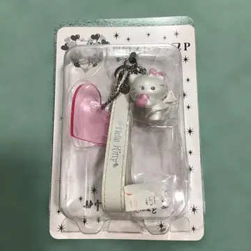 산리오 레트로 키티 핸드폰 스트랩 천사 엔젤