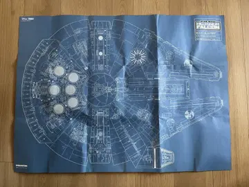 스타워즈 밀레니엄 팔콘 설계도 BLUEPRINT