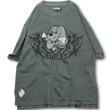 GALFY 갈피 염색 염색 강아지 헤짐 Tee