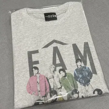 timelesz FAM 투어 티셔츠 화이트