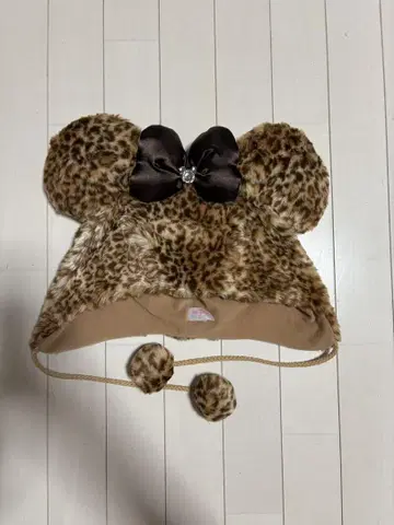디즈니 팬 캡 레오파드 무늬 58cm