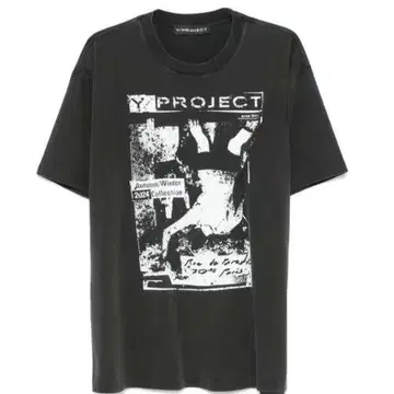 Y-Project Black Logo Printed T-shirt