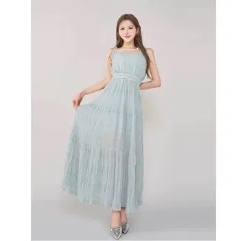 Darich 다리치 백 오픈 캐미 롱 원피스