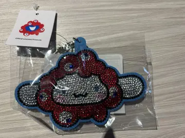 새상품 먘먘 산리오 시나모롤 반짝이 가죽 키링