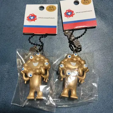 먄먀크 회장 한정판 골드 키링 2개 세트