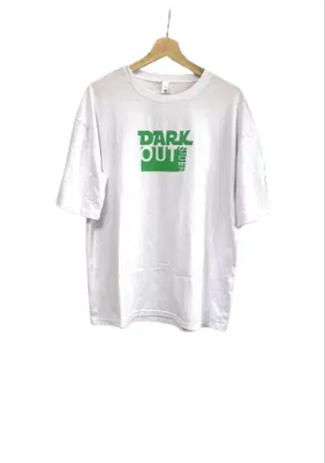 DARK OUT SIDER 프린트 티셔츠 XL 화이트 스트릿