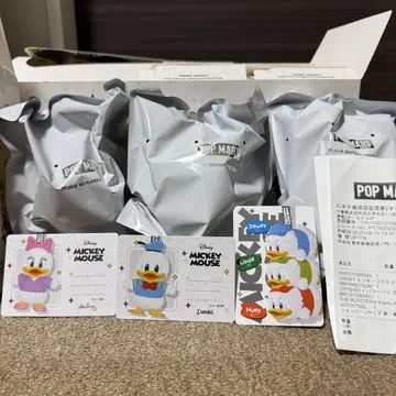 POPMART Disney Mickey Family 도날드 3개 세트