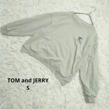 TOM and JERRY 트레이닝복 풀오버 캐릭터 그린 S