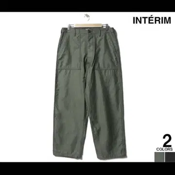 INTERIM 기좌 백 새틴 베이커 팬츠 (사이즈: 5)