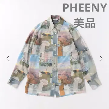 PHEENY 프린트 셔츠 새상품급