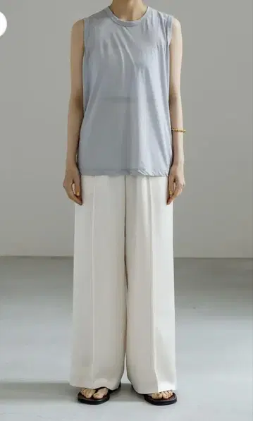 NEAU SHEER TANK TOP cloud