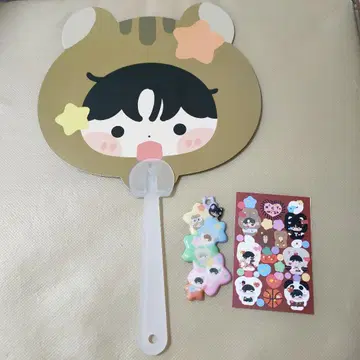 다님  NCT WISH 부채 스티커 키링