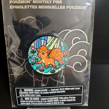 로콘 먼슬리 핀 해외 포켓몬 센터 서플라이 핀즈 핀 배지