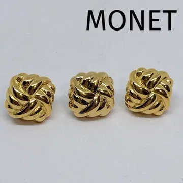 MONET 모네 골드 스크류 디자인 귀찌 3세트