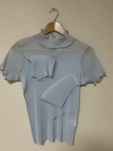 kotohayokozawa SHORT SLEEVE TOP HIGHNECK