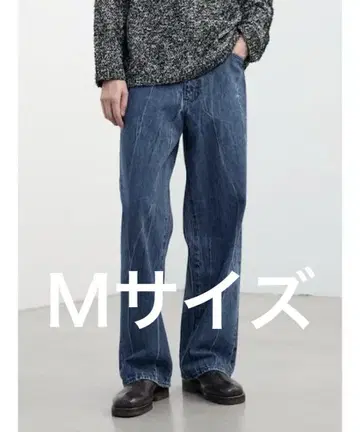 LIDNM VINTAGE SLUB STRAIGHT DENIM M 사이즈