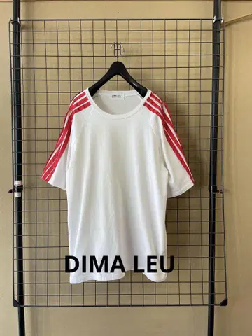 DIMA LEU 디마로우 라인 T셔츠 Tee 이탈리아제 쉽스
