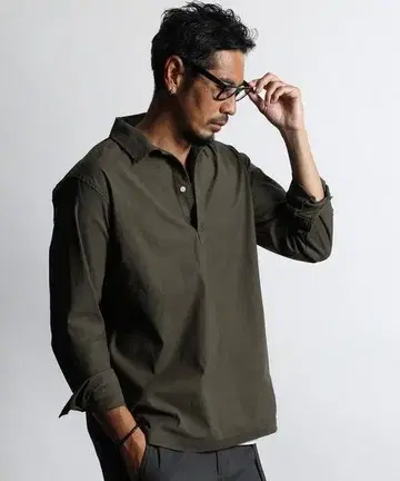 정가 1.7만 제품 염색 뉴앙스 컬러 스키퍼 셔츠 XL
