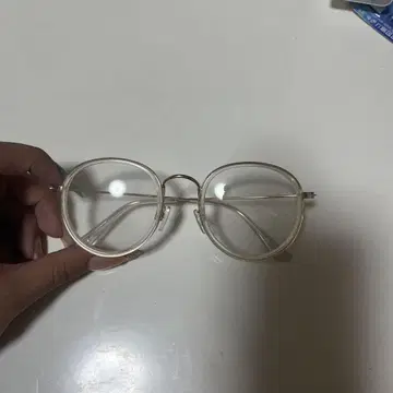 골드 라운드 안경