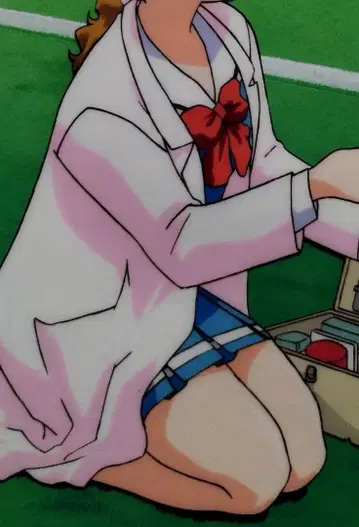 애니메이션 셀화 판권 간호사 언니 게임 AIC 일치 자필 배경 그림 포함